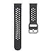 XIMU Sport Bands Compatible with Fitbit Versa/Versa 2 / Versa Lite, Soft Silicone Waterproof Breathable Sport Watch Strap Replacement Wristband Accessories Women Man for Versa Smart Watch