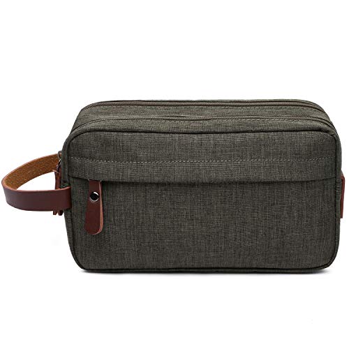 Men's Toiletry Bag Travel Dopp Kit Bathroom Shaving Organizer for Toiletries (green)