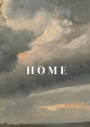 Hardback Home Decor Stackable Blank Paged Coffee Table Book: Artistic Grey Landscape Design image 2