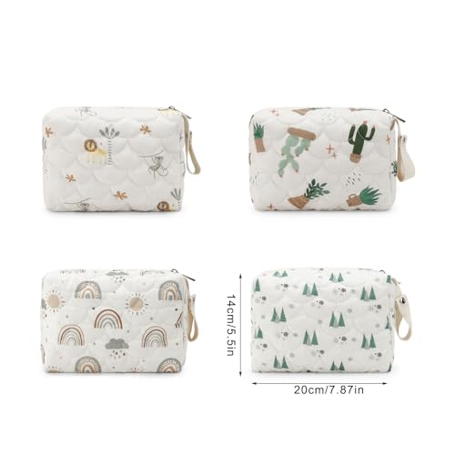 Bolsa compacta para pañales con múltiples compartimentos miniatura 3
