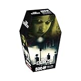 AQUARIUS The Exorcist 500pc Puzzle Coffin Box (500 Piece Jigsaw Puzzle) - Glare Free - Precision Fit - Officially Licensed Exorcist Merchandise & Collectibles - 14x19 Inches
