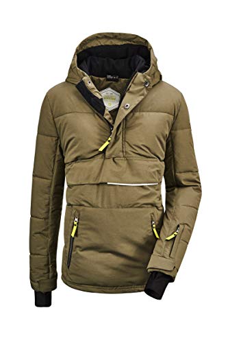 Chaqueta de plumón con capucha Killtec Flumet Bys: abrigo de nieve infantil para montaña