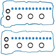 Valve Cover Gasket Set Compatible with Ford Lincoln Vehicle Edge Explorer F150 F-150 2011-2020, Transit 150 250 350, MKS MKT MKX MKZ 2015-2017 3.5L 3.7L V6 Replaces# VS 50814 R, VS50814R, VS50722
