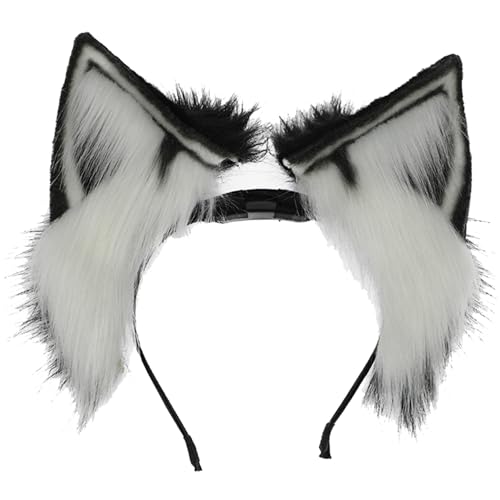 Orejas de gato eléctricas móviles Therian recargables para solucionar disfraces rígidos de cosplay