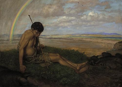 Lienzo Il Figliol Prodigo Hans Thoma cuadro de salón clásico 60x90cm