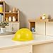 Hemoton 2 Pack Kids Construction Hard Hat, Yellow Toy Helmet for Toddler Birthday Party Supplies, Engineer Worker Costume Accessories, Soft Plastic Builder Dress Up Hats Ages 3-5
