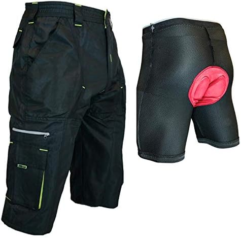 DK Gravel Shorts I 1/2 Pants Long MTB Baggy Shorts miniatura 1