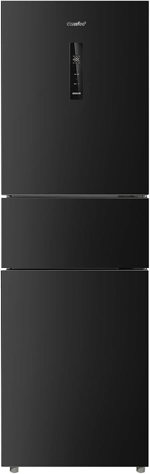 COMFEE' 冷蔵庫 271L 自動霜取り インバーター搭載 3ドア 変温室付き RCB270BL1JP(E) ブラック