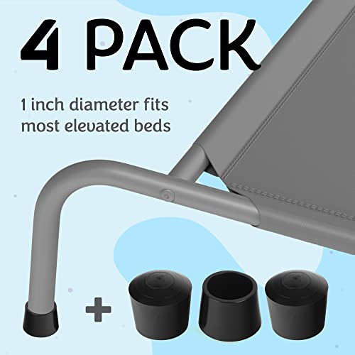 image for IMPRESA [4 Pack 1” Wide Elevated Dog Bed Feet to Protect Floors - Ra