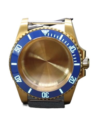 1個 40mm 時計ケース クリスタルガラス Nh35 NH34/36/38 Eta 2824 Miyota 8215 ムーブメント 28.5mm C3 ベゼル セラミック サブ(Solid cover 2,NH34 35 36 38)