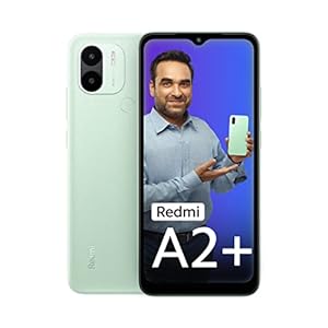 Redmi A2+ (Sea Green, 4GB RAM, 64GB Storage) | Upto 7GB RAM | Octa Core Processor | Fingerprint Scanner | 2 Years Warranty [Limited time Offer]