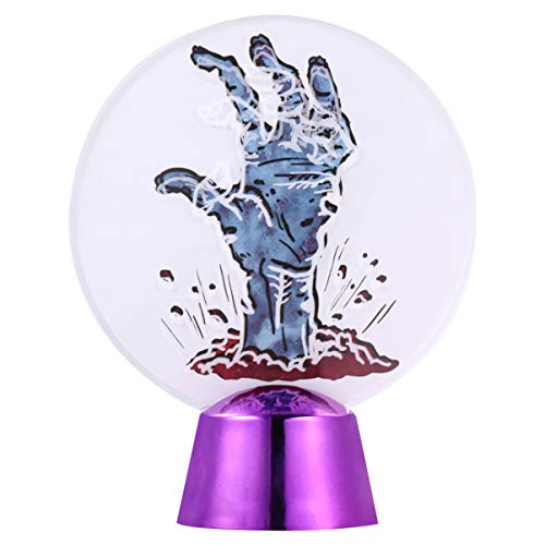 STOBOK Dia Das Bruxas 3D Ilusão Lâmpada LED Sacar Zumbi Olho Lâmpada de Mesa Luz Da Noite Decorativo