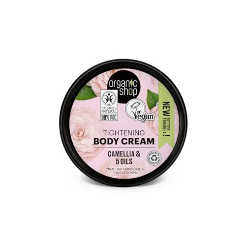 Organic Shop Body Cream Japanese Camellia Organic Camellia & 5 Oils 250ml