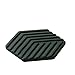 NICOLE Concrete Silicone Mold Hexagon Coaster Mould for Casting with Cement and Polymer Clay
