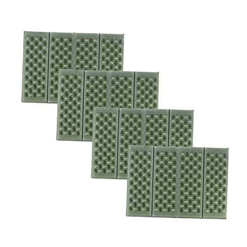 TOBBOMEY Cushion Seat Mats for Camping 4pcs Xpe Folding Pads Heat-Resistant Cold-Resistant Seat Cushions for Park Travel and Picnic