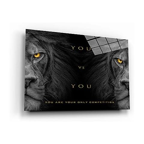 YOU VS YOU Motivational Wall Art by Pix Wall Art Cover