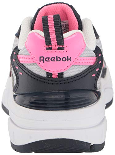 Reebok Rbk Xeona Girls,Silver Metallic/Collegiate Navy/Solar Pink,6.5 Little Kid #TOP2