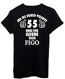 Photo Gallery image t-shirt 55 anni per diventare figo compleanno regalo - eventi - uomo-m-nera Photo Gallery image t-shirt 55 anni per diventare figo compleanno regalo - eventi - uomo-m-nera