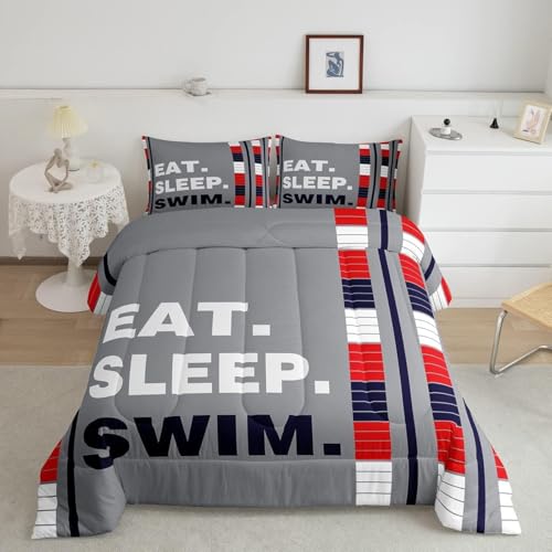 Image of Feelyou Kids Swim Bedding Set Toddler Size 3Pcs for Boys Girls Teens