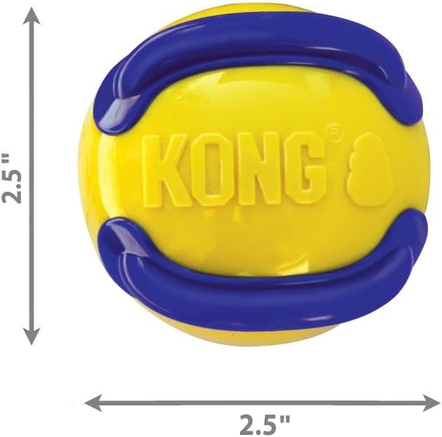 KONG Jaxx Bright Ball Dog Toy, Medium, Assorted