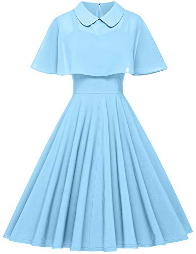 Image of GownTown Women's 1950s Cloak Two-Piece Cocktail Dress