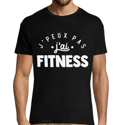 T-shirt homme Jpeux pas fitness 2 imprimé en France cadeau rigolo pour l'anniversaire de papa