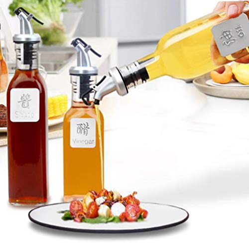 DOITOOL 5 Stks Olie Schenktuitjes Liquor Schenkers Olijfolie Azijn Wijn Dispenser Wijn Fles Stop Fles Taps Toelopende… - Afbeelding 8