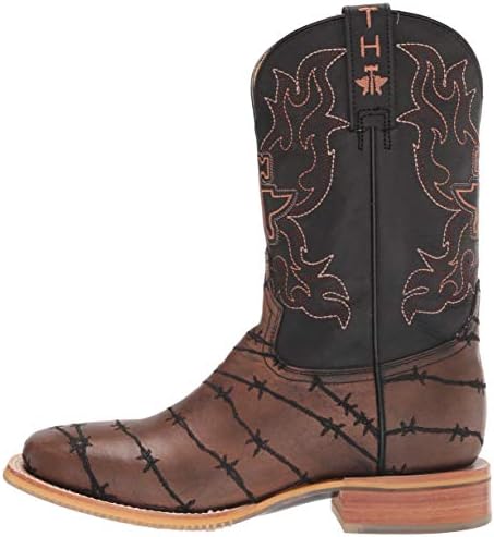 Tin Haul Boots Men's Cowboy Western Boot, Black/Brown, 13 | Image 7