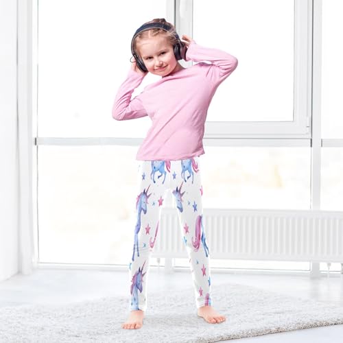 Toddler Girls Leggings Printed Yoga Pants Leggings Cute Watercolor Unicorn for Kids4