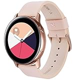 Top echtes Leder Samsung Gear Sport Armband- Hergestellt aus hochwertigem Rindsleder Top-Layer, klassische Farben, um Ihren Look für jeden Anlass zu ändern, wie Sport treiben, im Freien, arbeiten, studieren, dating, etc.