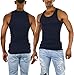 ToBeInStyle Men's Single A-Shirt Tank Top Undershirt- Navy - M