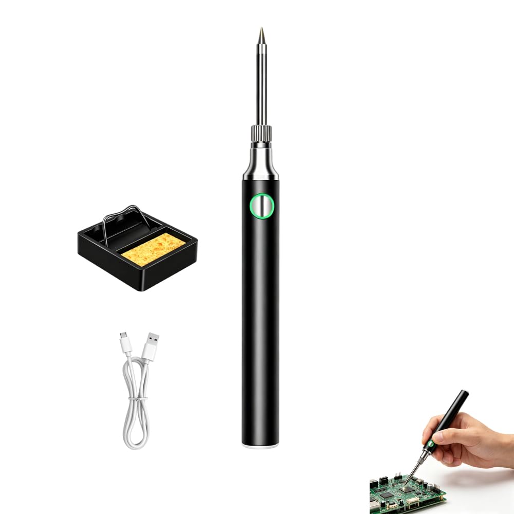 USB Soldering Iron, 3-Level Temperature Welding Pen for Precision Repair