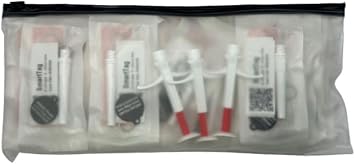 Less Waste ISO Data Microchip Implanter & ID Tag with 90% Less Plastic/Environmentally Greener/Lifetime Pet Recovery Service/Free Registration, 12 Gauge/Reusable Poly-Bag/30 Pack