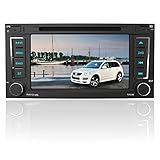 AWESAFE Radio Coche 7 Pulgadas con Pantalla Táctil 2 DIN para Volkswagen, Autoradio para VW Touareg 2004-2011 Transporter T5 Multivan 2004-2009, Ademite GPS/USB/SD/CD DVD/Bluetooth/Mandos del Volante