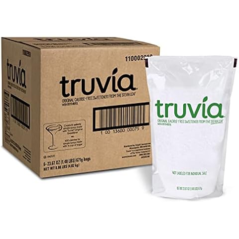 Truvia Calorie Free Stevia Sweetener, Ideal For Sugar Free Simple Syrup, Tea And Lemonade, 6-24 oz Bags, Net Wt 144 oz Cover