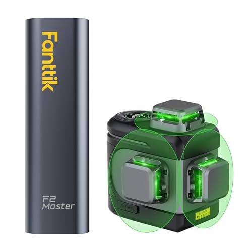 Fanttik F2 Master Mini Cordless Rotary Tool Kit & D12 PRO Laser Level 3 x 360°