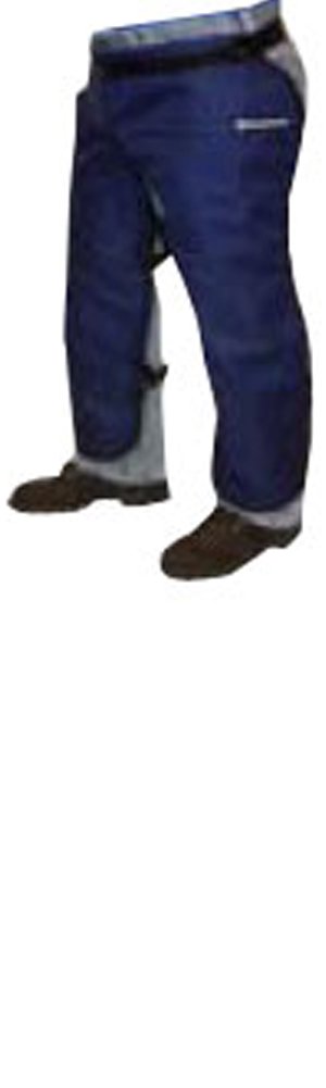 Husqvarna 531309565 Chain Saw Apron Chaps, Gray/Blue