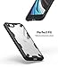 Ringke Fusion X Case Made for New iPhone SE 2020 (2nd Gen) Compatible with iPhone 8 (2017), iPhone 7 (2016) Shock Proof Designed with Dual QuikCatch Strap Holes - Black