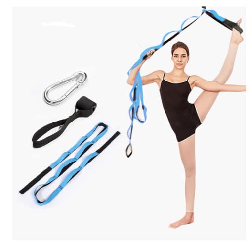 Vansun Yoga Strap/Stretch Bands (Wide 1.9Inch) With Extra Safe Adjustable Buckle, Durable And Comfy Delicate Texture - Best For Daily Stretching, Physical Therapy, Fitness (Blue) #TOP3