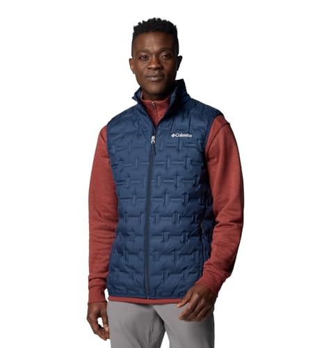 Columbia Men's Delta Ridge II Down Vest, Collegiate Navy, Small