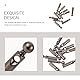PACKOVE 11 Stk Regenschirmknochenabdeckung Zubehör Für Klappschirme Regenschirm Reparatur Teile Regenschirmknochenhüllen Für Faltschirme Schwanzperlen Aluminiumlegierung