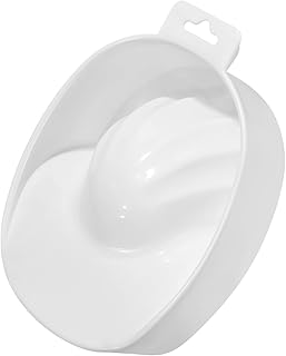 Uonlytech Nail Soaking Bowl 6.69X4.80X1.96In Single-Layer Manicure Bowl Proof Finger Soak Tray for Gel Polish Removal and Cuticle Softening Home and Salon Use
