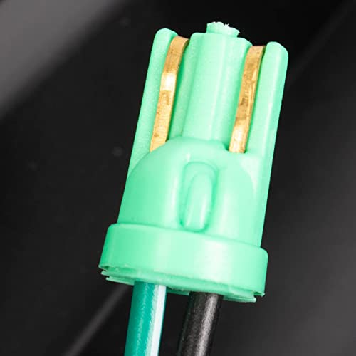 Image of TRQ 2 Piece Headlight Assembly Set Performance Halogen LED C Light Bar Black Bezel Driver & Passenger Side Compatible with Ford Excursion 2000-2004 F250 F350 Super Duty 1999-2004 FO2502147 FO2503147