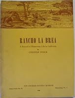 Rancho La Brea: A Record of Pleistocene Life in California. B000GJYPWO Book Cover
