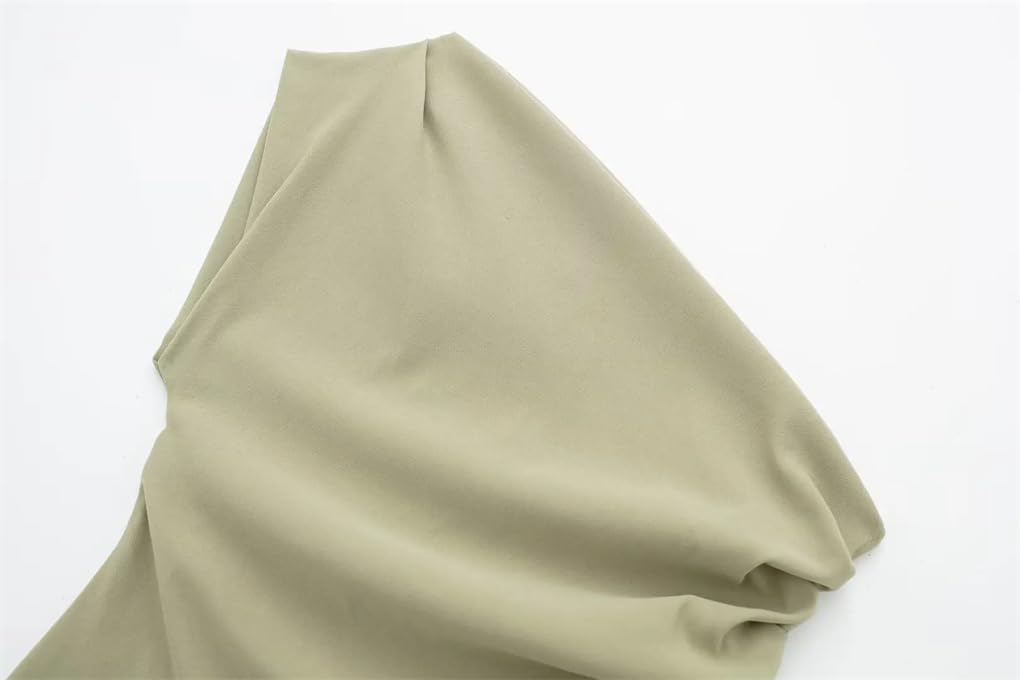 Women's Asymmetric Fitted Pleated Top