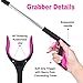 2-Pack Grabber Reacher Tool,32 Inch Extra Long Foldable Pick Up Stick with Strong Grip Magnetic,360°Rotating Anti-Slip Jaw,Trash Claw Grabber Tool,Trash Picker Tool for Outdoor & Indoor (Purple)