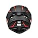 KYPARA Full Face Motorcycle Helmet with Internal Tinted Visor & DOT Approved for Moped ATV Cruiser Scooter (Matt Red, Medium)