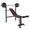 CAP Strength Standard Bench with 100 lb Weight Set