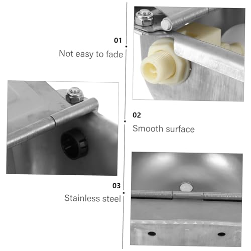 GANAZONO bebedouro inox bebedouro automático para gado dispensador de água automático cabras cocho b