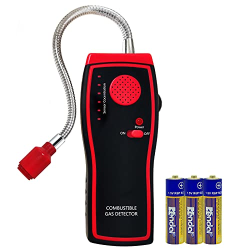 HYTONG Gas Leak Detector,Gas Detector Alarm Portable Natural Gas Tester Detector Combustible Propane Methane Gas Sensor Sniffer for Home Industry.(with AA×3 Battery)